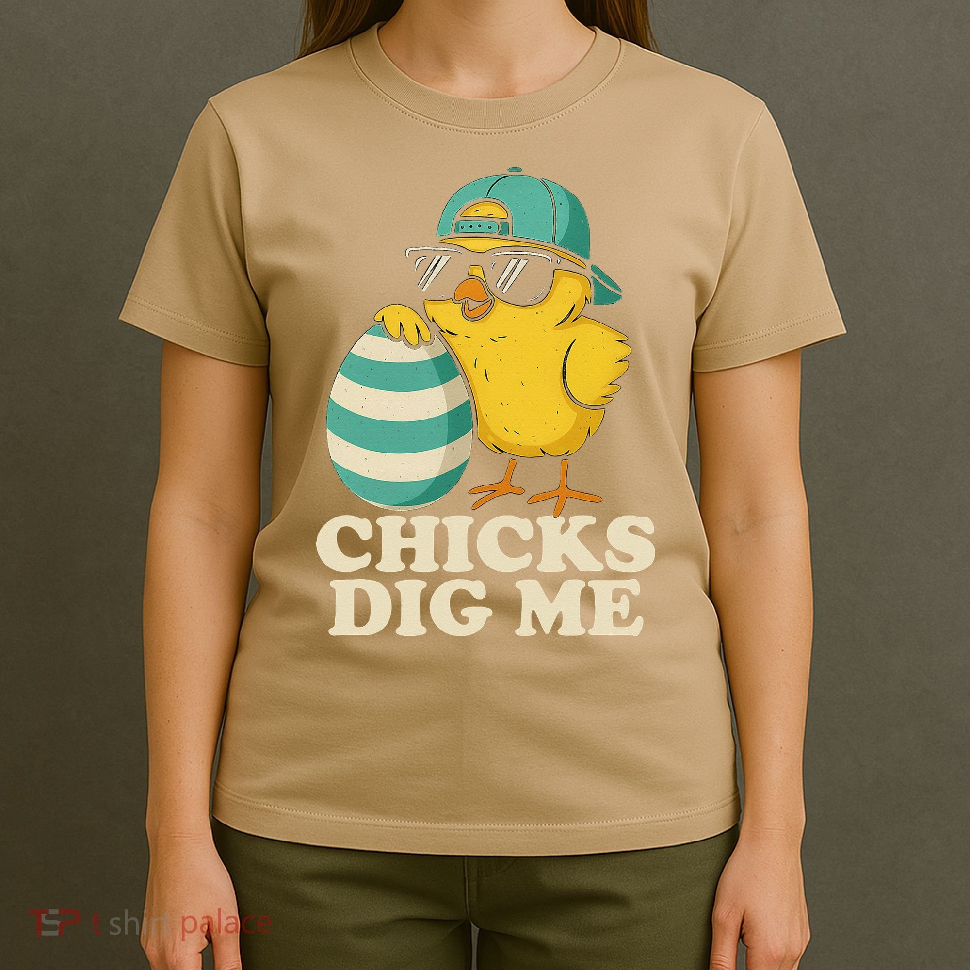Easter Chicks Dig Me Cute Egg Hunt Gift T-Shirt