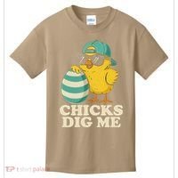 Easter Chicks Dig Me Cute Egg Hunt Gift Kids T-Shirt thumb 0