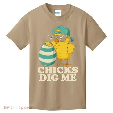 Easter Chicks Dig Me Cute Egg Hunt Gift Kids T-Shirt