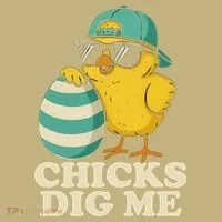 Easter Chicks Dig Me Cute Egg Hunt Gift Kids T-Shirt thumb 2