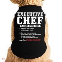 Executive Chef Definition Funny Chef Cook Cooking Doggie Tank thumb 0