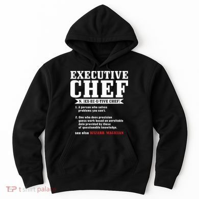 Executive Chef Definition Funny Chef Cook Cooking Hoodie