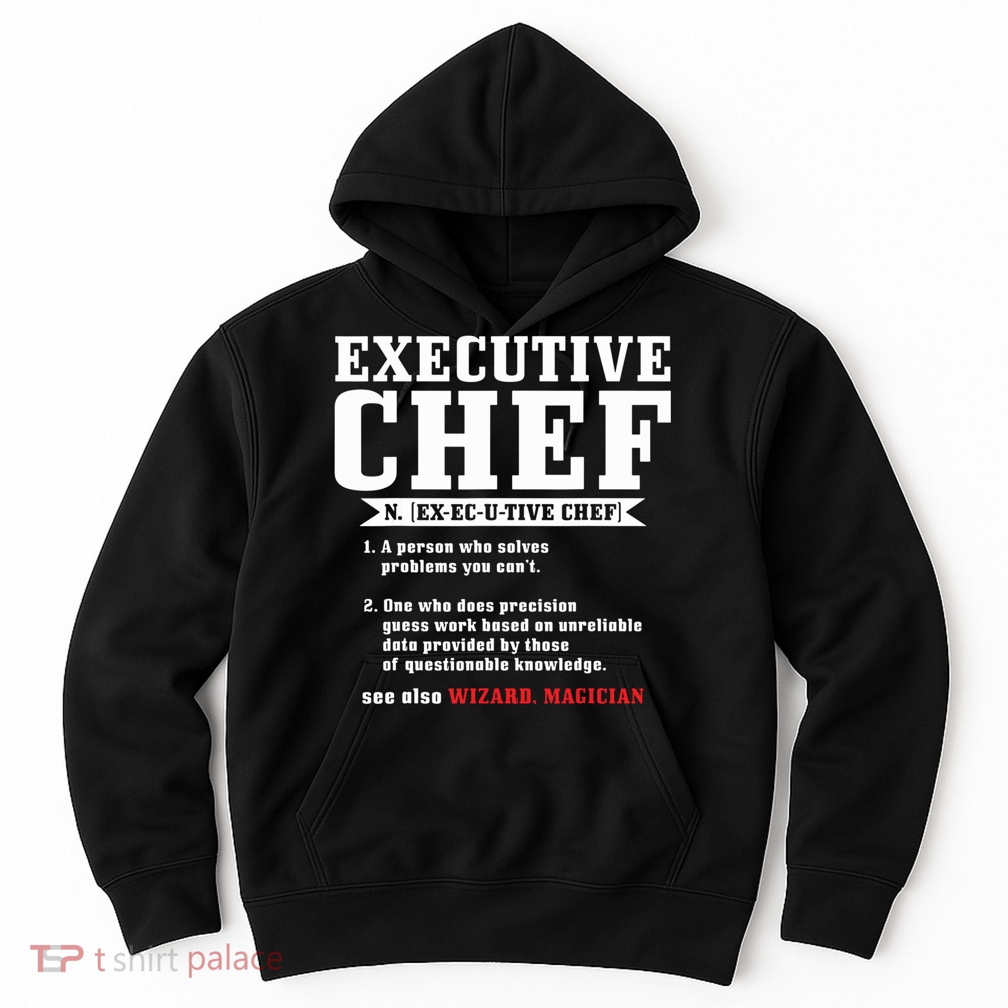 Executive Chef Definition Funny Chef Cook Cooking Hoodie