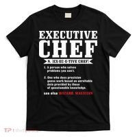 Executive Chef Definition Funny Chef Cook Cooking T-Shirt thumb 0