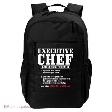 Executive Chef Definition Funny Chef Cook Cooking Backpack