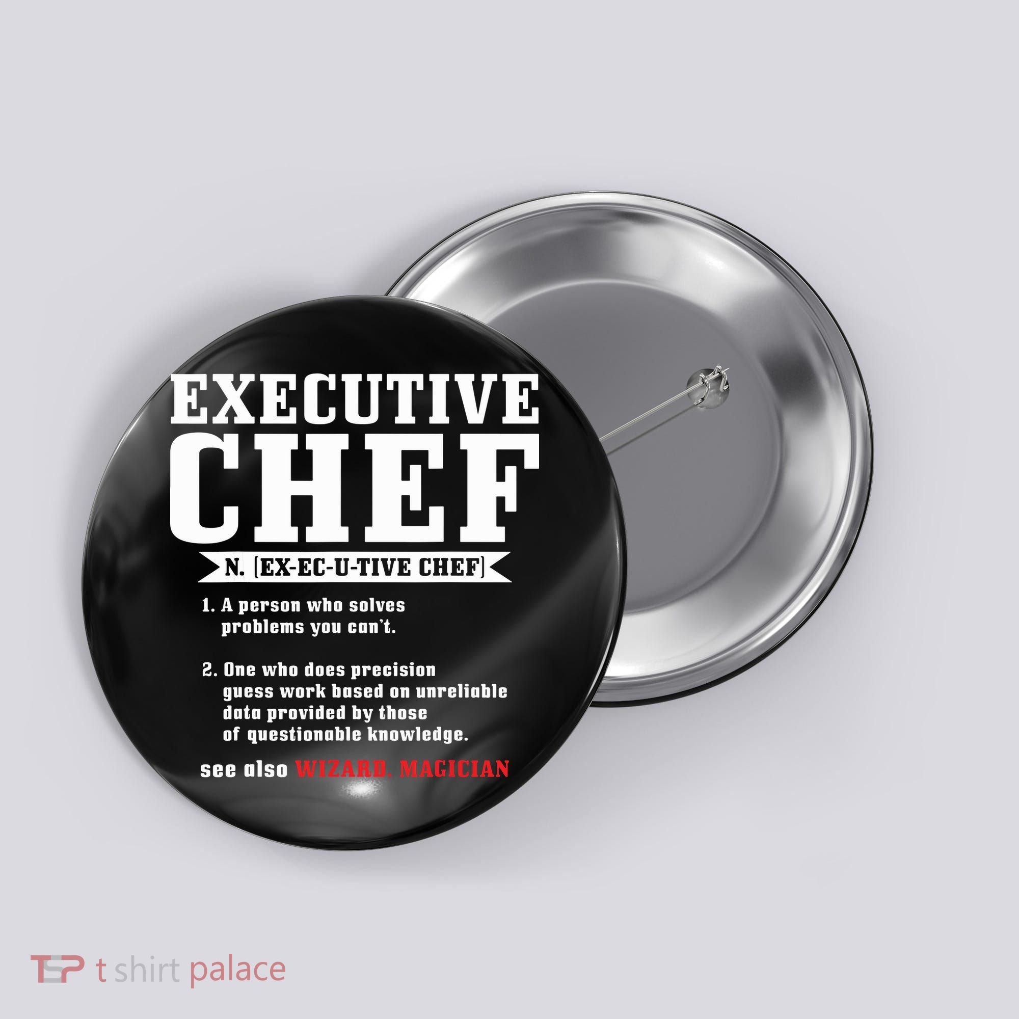 Executive Chef Definition Funny Chef Cook Cooking Button