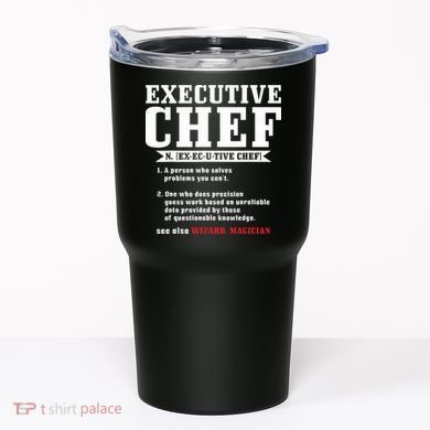 Executive Chef Definition Funny Chef Cook Cooking Tumbler