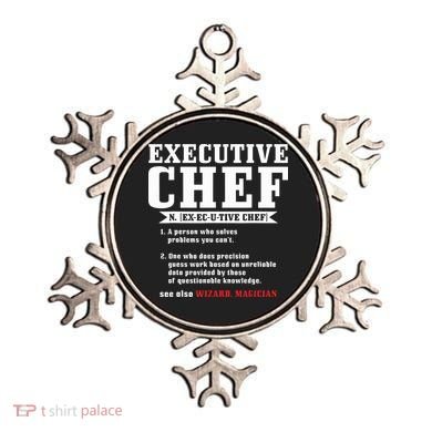 Executive Chef Definition Funny Chef Cook Cooking Ornament