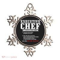 Executive Chef Definition Funny Chef Cook Cooking Ornament thumb 0