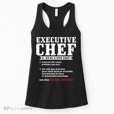 Executive Chef Definition Funny Chef Cook Cooking Women's Tank Top
