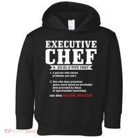 Executive Chef Definition Funny Chef Cook Cooking Toddler Hoodie thumb 0