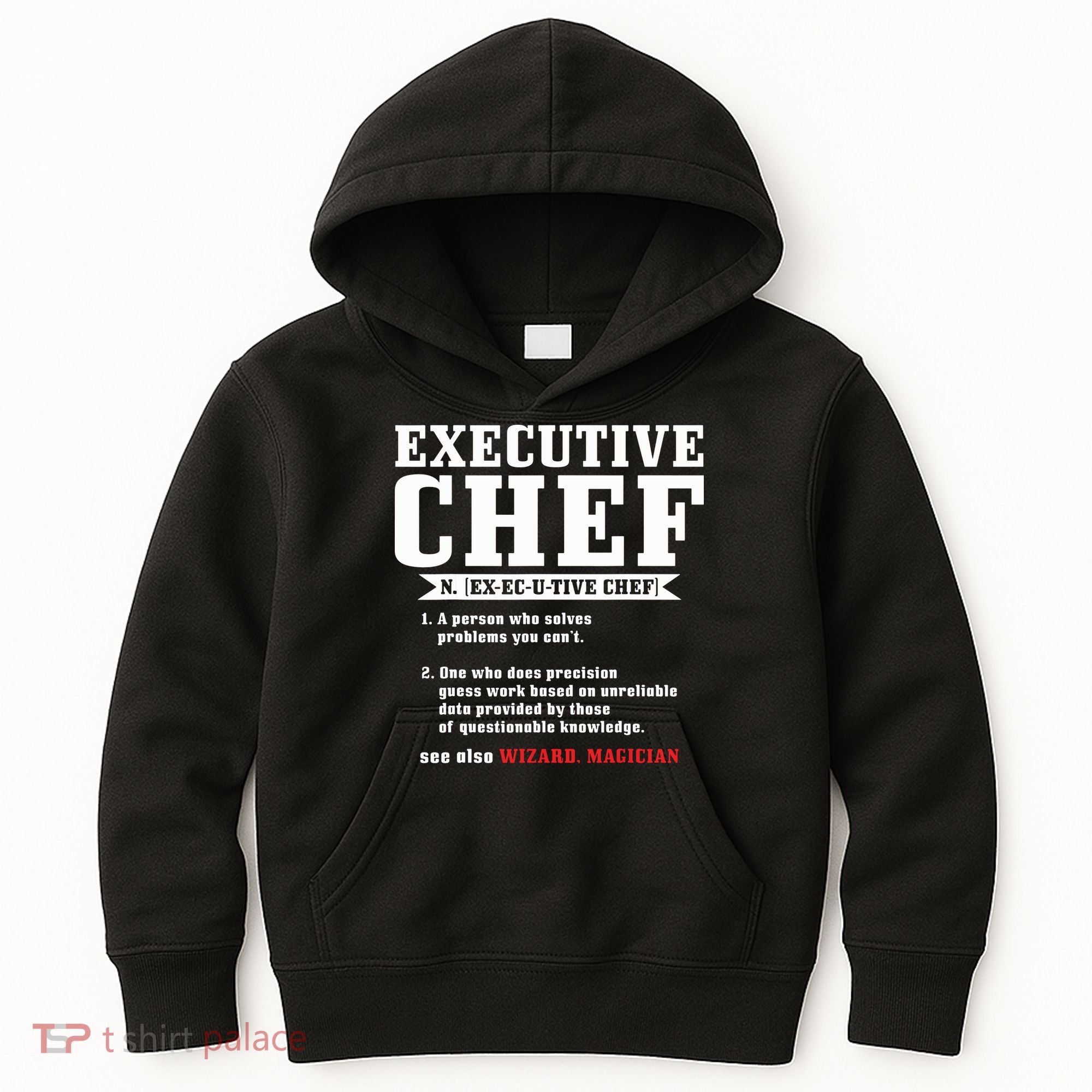 Executive Chef Definition Funny Chef Cook Cooking Kids Hoodie