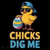 Easter Chicks Dig Me Cute Egg Hunt Tote Bag thumb 4