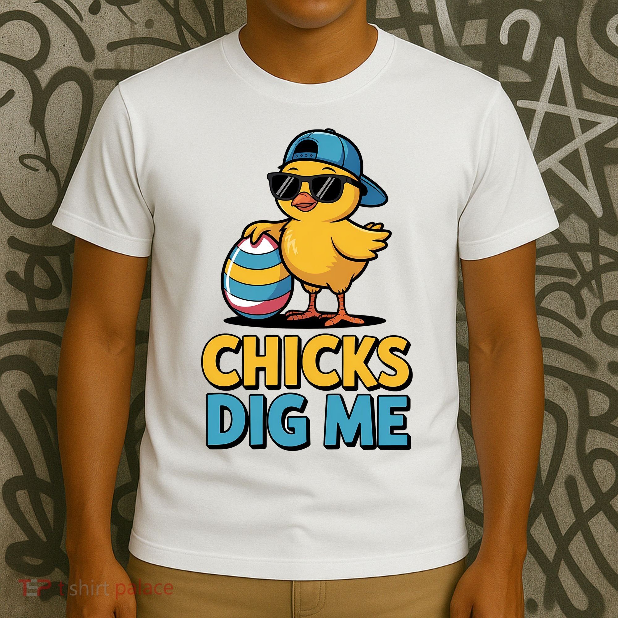 Easter Chicks Dig Me Cute Egg Hunt T-Shirt