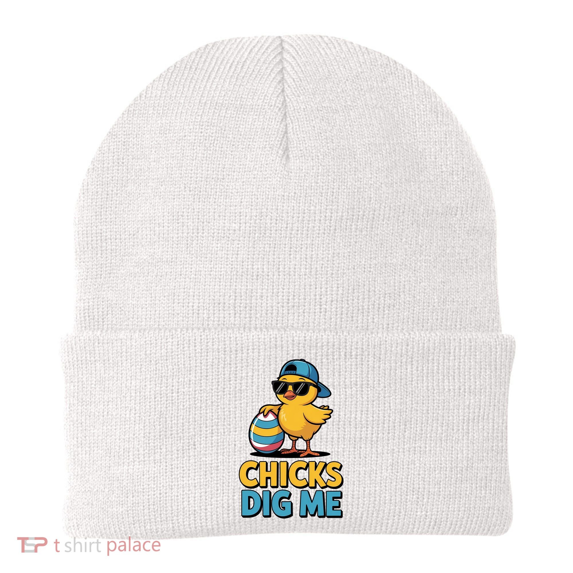 Easter Chicks Dig Me Cute Egg Hunt Beanie