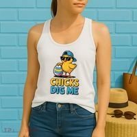 Easter Chicks Dig Me Cute Egg Hunt Women's Tank Top thumb 2