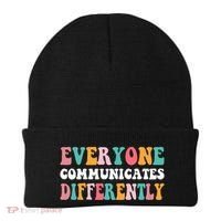 Everyone Communicates Differently Quote Beanie thumb 0
