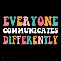 Everyone Communicates Differently Quote Pajama Set thumb 2
