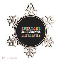 Everyone Communicates Differently Quote Ornament thumb 0