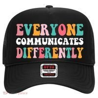Everyone Communicates Differently Quote Hat thumb 0