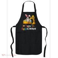 Eggs Cavator Easter Bunny Excavator Easter Apron thumb 0