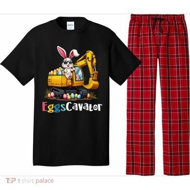 Eggs Cavator Easter Bunny Excavator Easter Pajama Set