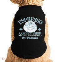 Espresso Coffee Doggie Tank thumb 0