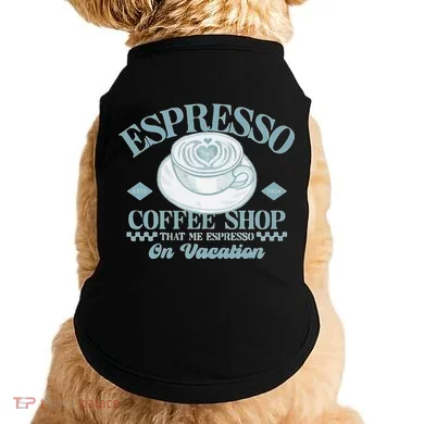 Espresso Coffee Doggie Tank