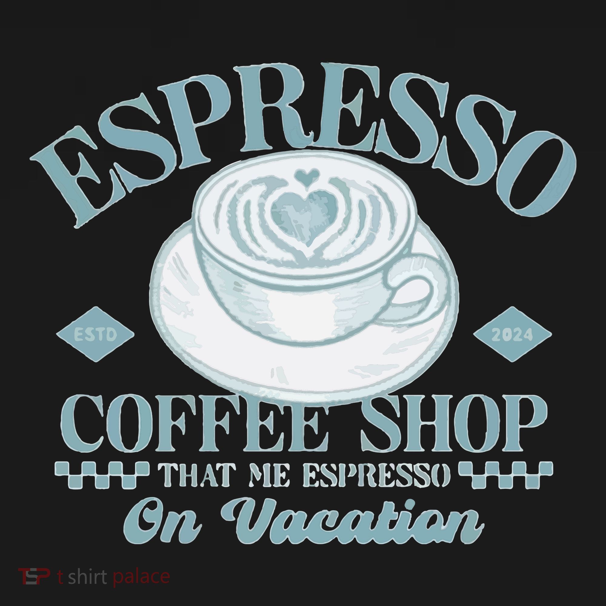 Espresso Coffee Pajama Set