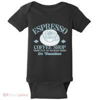 Espresso Coffee Baby Bodysuit thumb 0