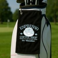 Espresso Coffee Golf Towel thumb 2
