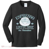 Espresso Coffee Kids Long Sleeve Shirt thumb 0