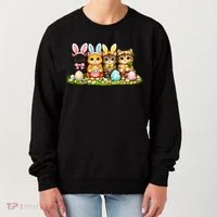 Easter Cats Ears Bunny Eggs Women's Sweatshirt thumb 0