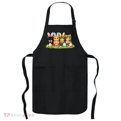 Easter Cats Ears Bunny Eggs Apron