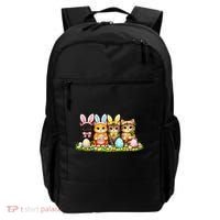 Easter Cats Ears Bunny Eggs Backpack thumb 0