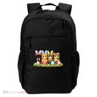 Easter Cats Ears Bunny Eggs Backpack thumb 0
