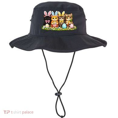 Easter Cats Ears Bunny Eggs Bucket Hat