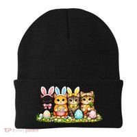 Easter Cats Ears Bunny Eggs Beanie thumb 0
