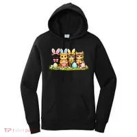 Easter Cats Ears Bunny Eggs Women's Hoodie thumb 0
