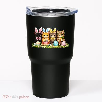 Easter Cats Ears Bunny Eggs Tumbler
