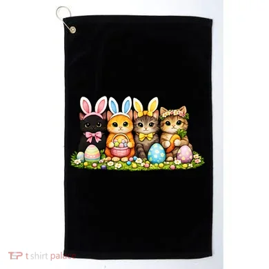 Easter Cats Ears Bunny Eggs Golf Towel