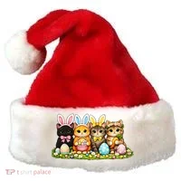 Easter Cats Ears Bunny Eggs Santa Hat thumb 0