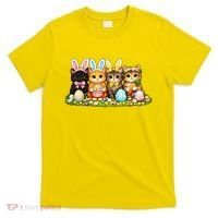 Easter Cats Ears Bunny Eggs T-Shirt thumb 0