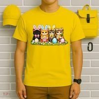 Easter Cats Ears Bunny Eggs T-Shirt thumb 6