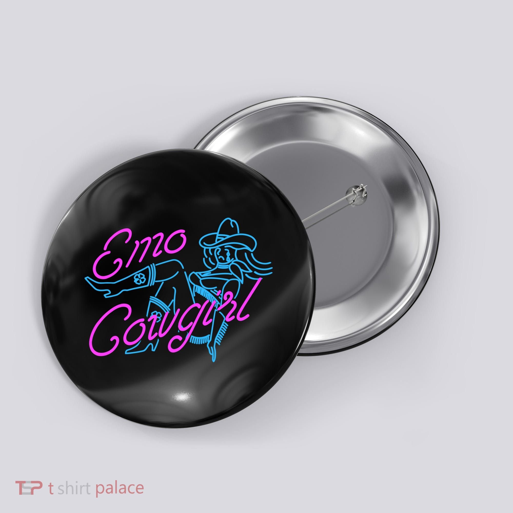 Emo Cowgirl Button