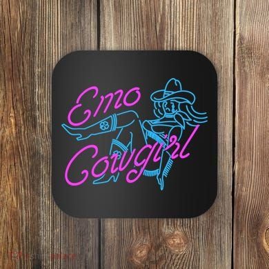 Emo Cowgirl Coaster