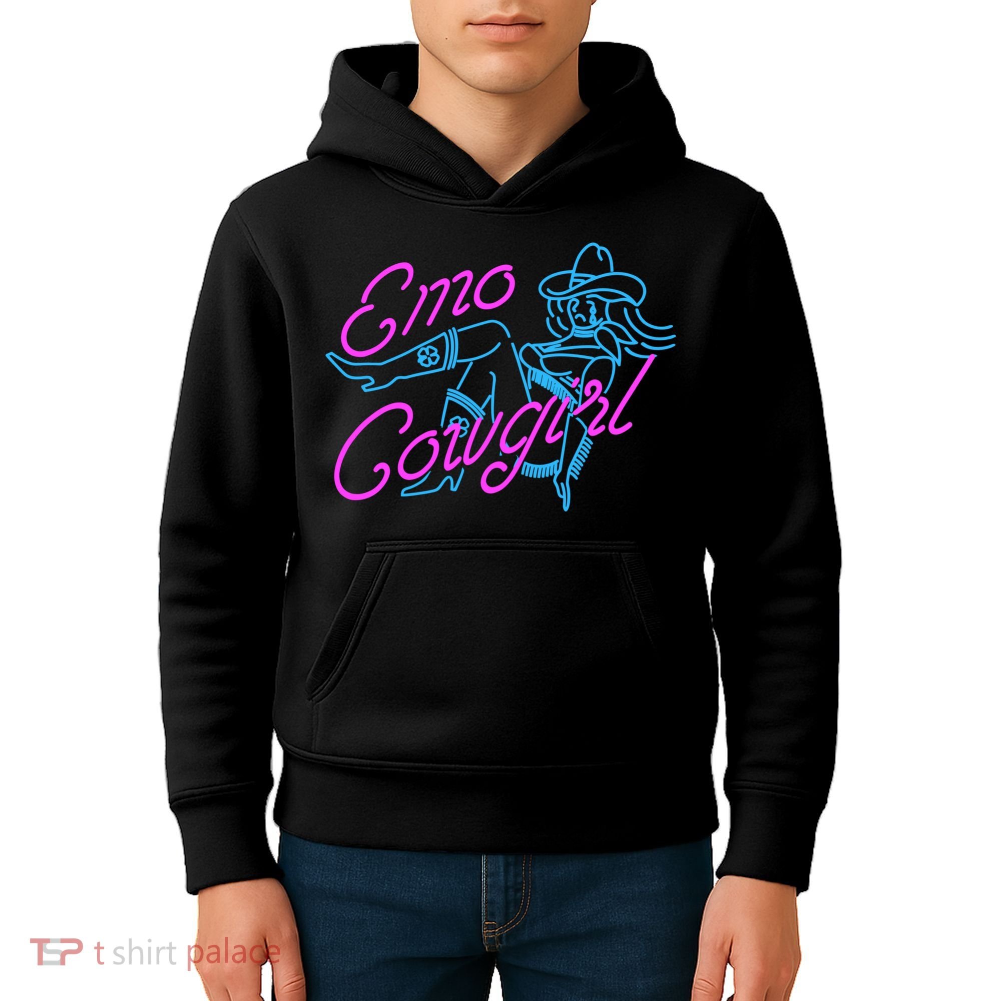 Emo Cowgirl Kids Hoodie