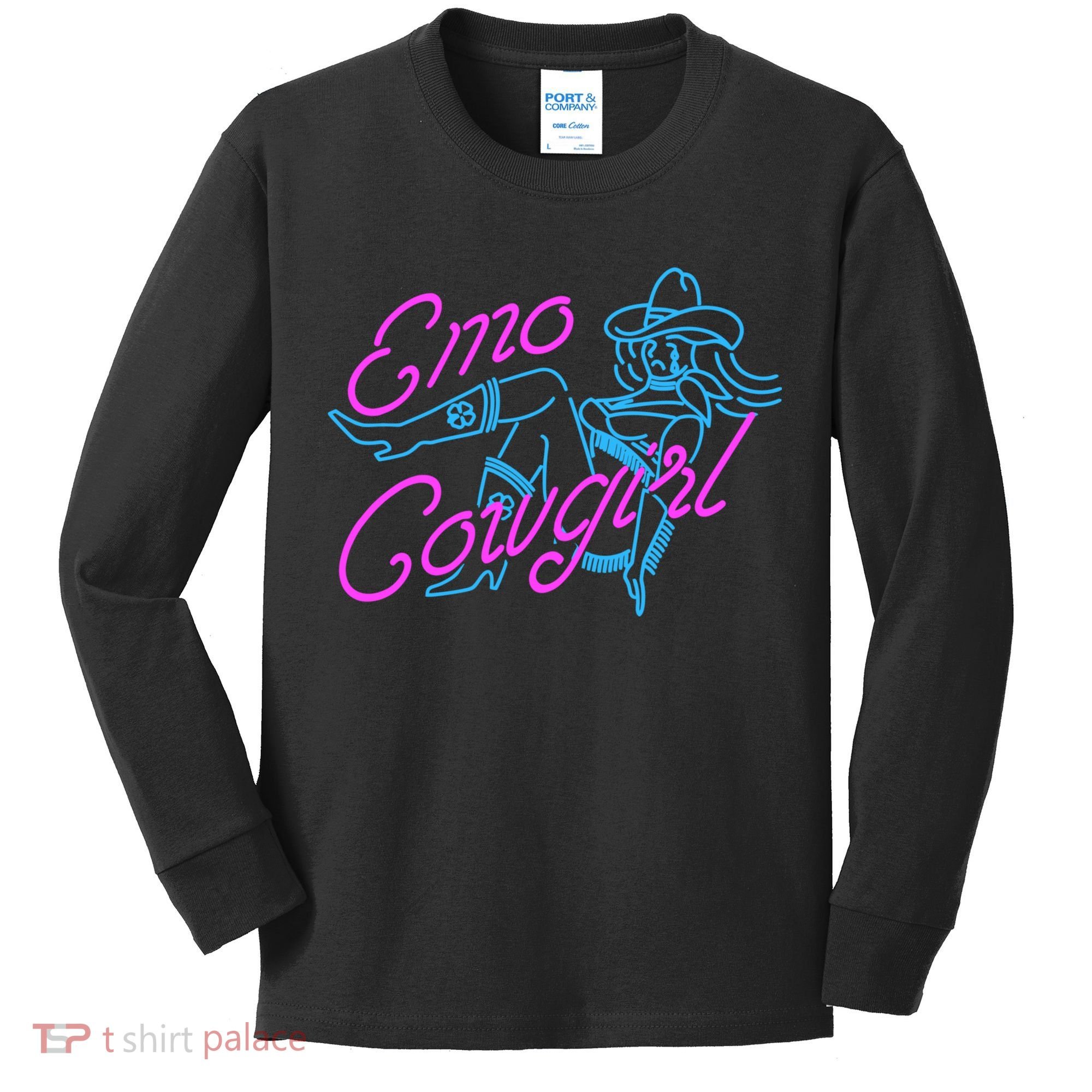 Emo Cowgirl Kids Long Sleeve Shirt