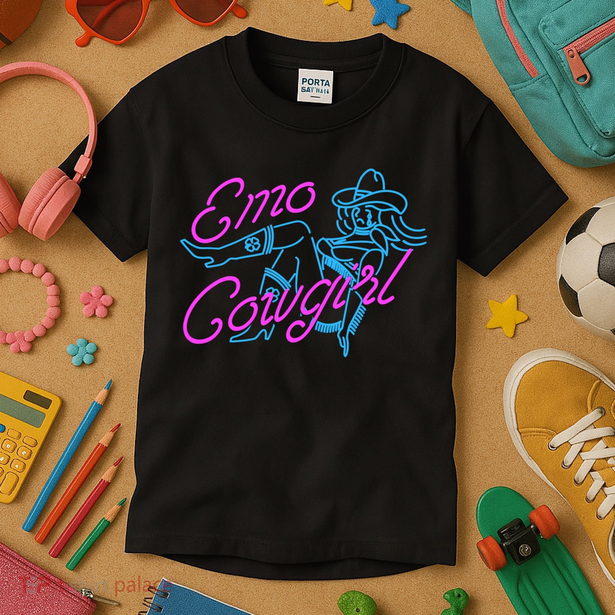 Emo Cowgirl Kids T-Shirt