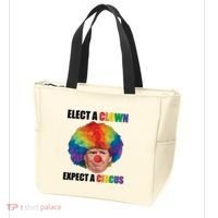 Elect Clown Expect A Circus Anti Trump Tote Bag thumb 3